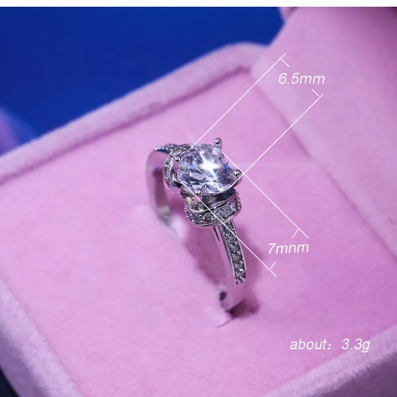 NEW 925 Heart Ring Size 7 - Picture 5 of 6